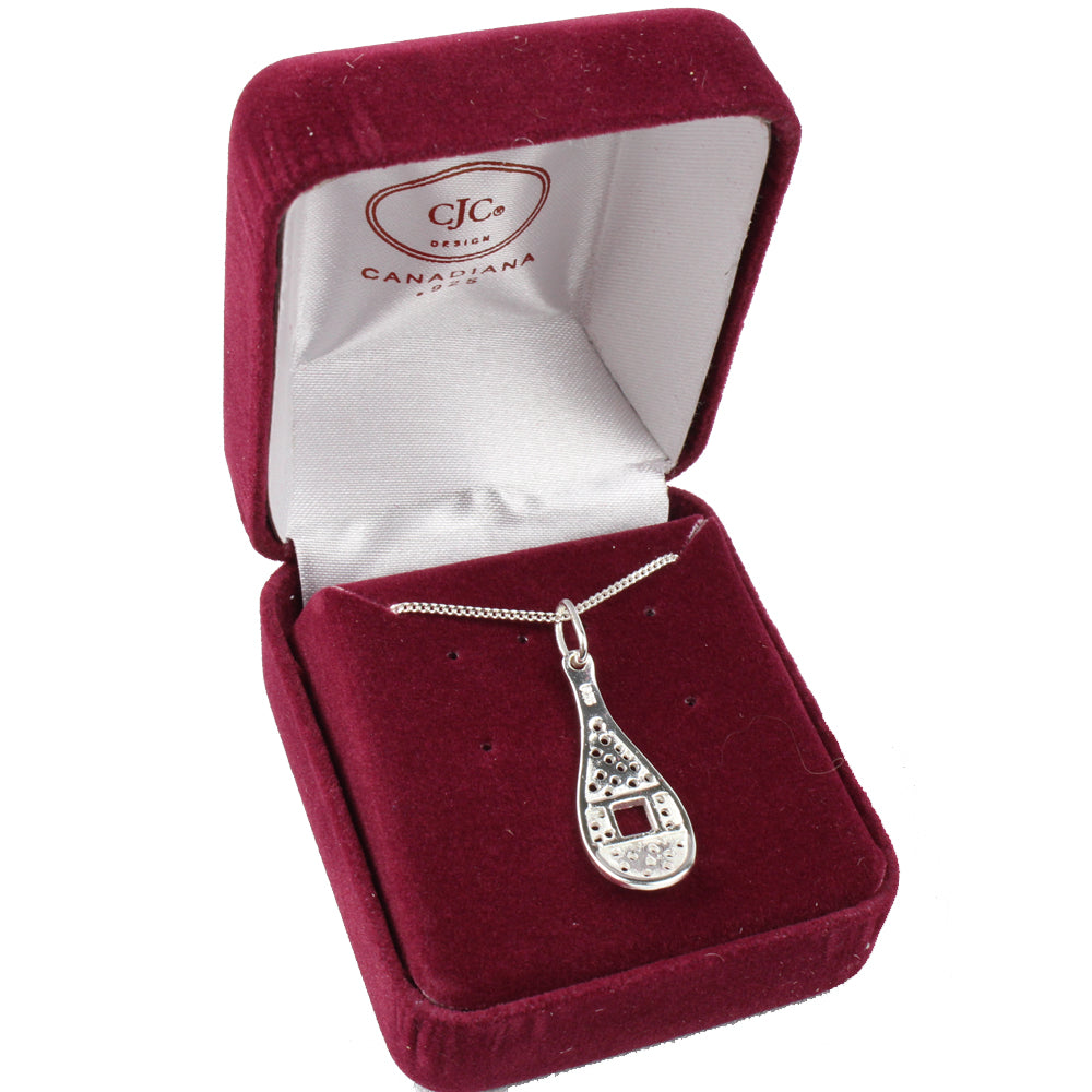 Snowshoe Necklace