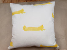 Load image into Gallery viewer, Canoe Pillow - Handmade Organic Canvas
