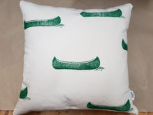 Load image into Gallery viewer, Canoe Pillow - Handmade Organic Canvas
