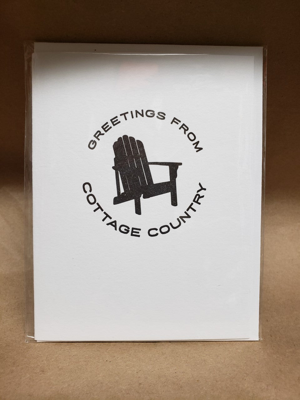 Greetings From Cottage Country Note Card